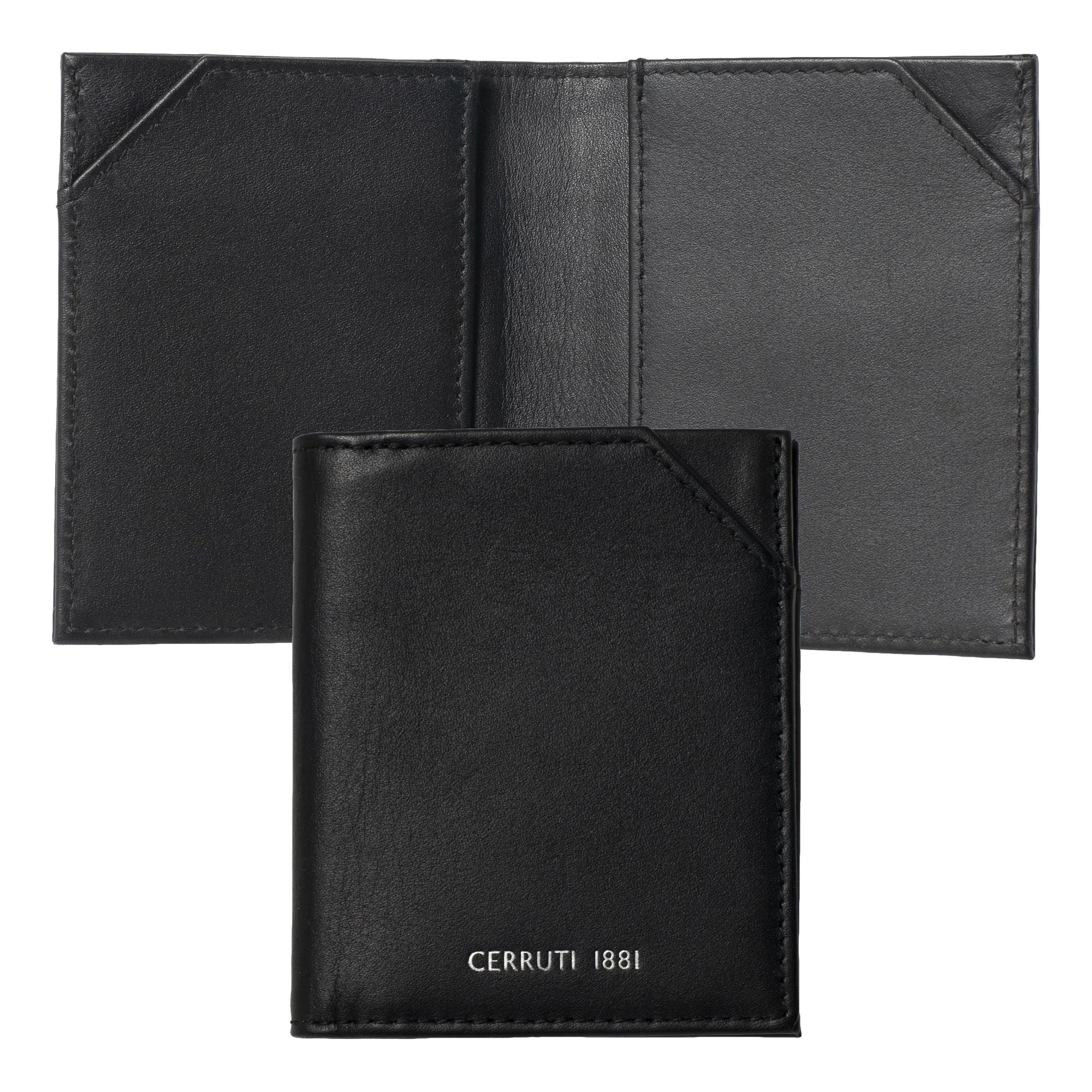 CERRUTI 1881 NPCRT914A - Set CERRUTI 1881 Black (rollerball pen, card holder & travel wallet)