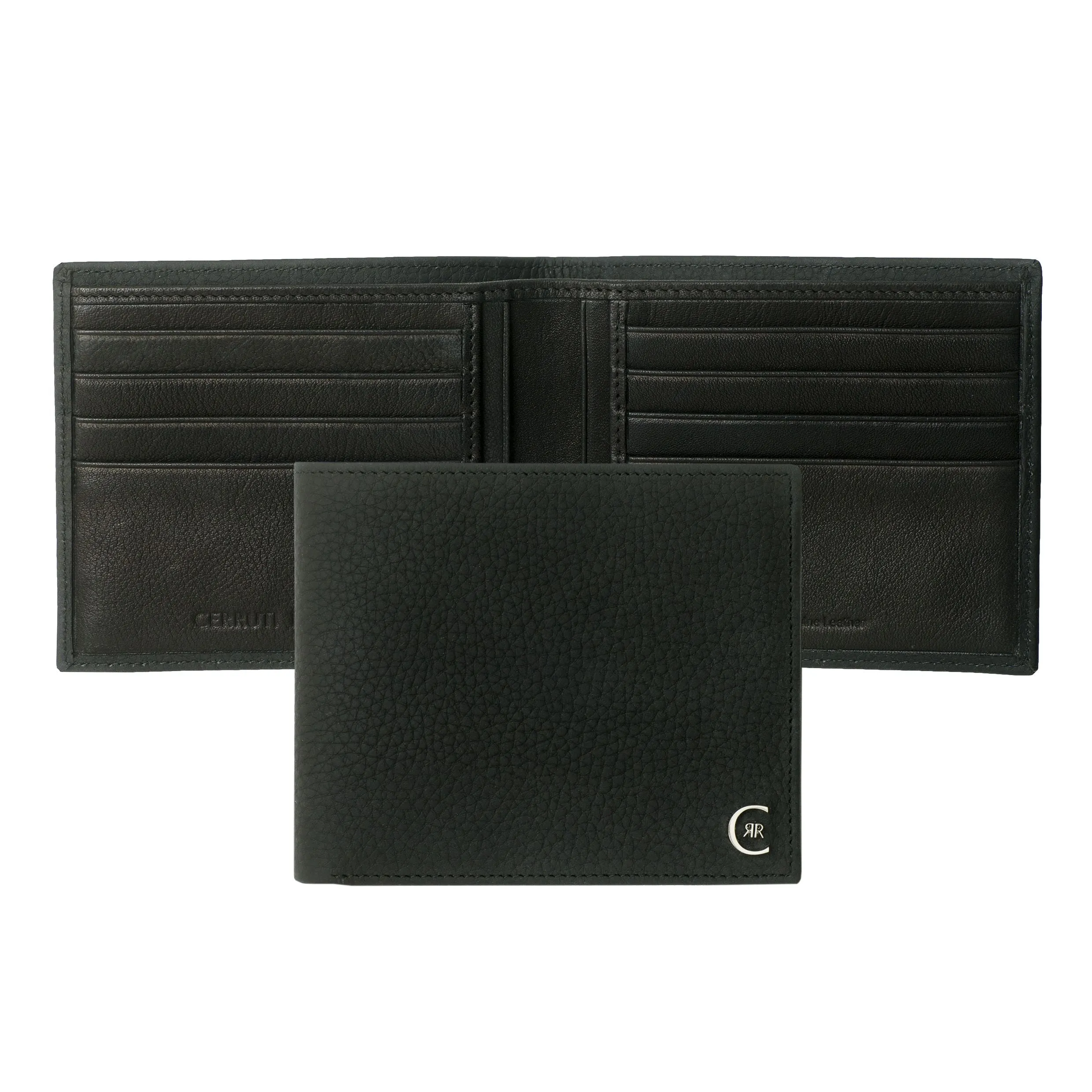 CERRUTI 1881 NPCW711A-Set Hamilton Black (card holder & wallet)