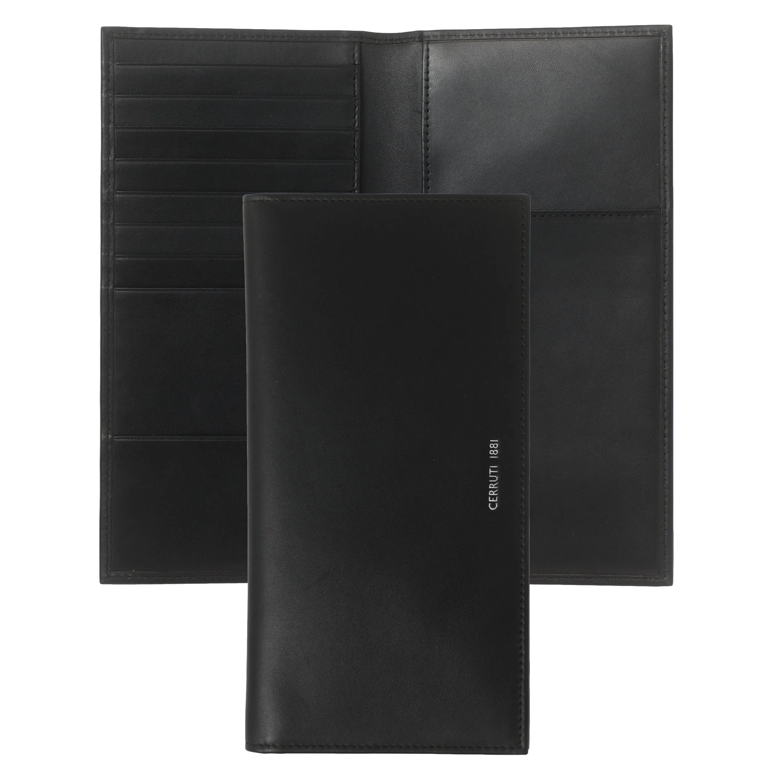 CERRUTI 1881 NPET914A-Set Zoom Black (card holder & travel wallet)