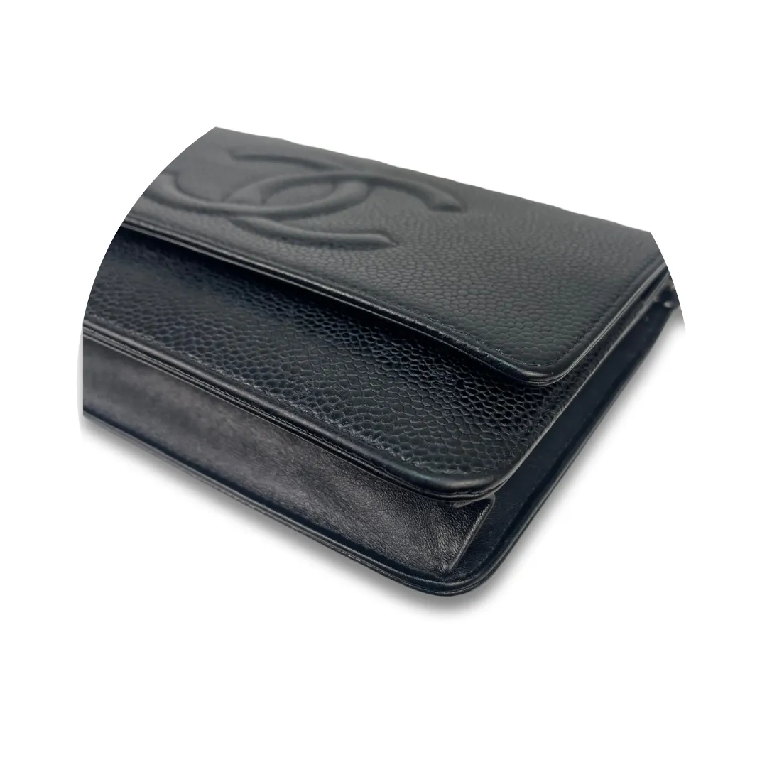 Chanel Caviar Timeless Wallet on Chain