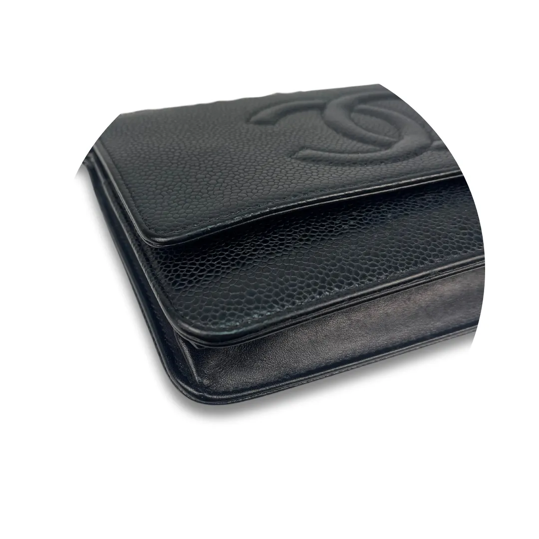 Chanel Caviar Timeless Wallet on Chain