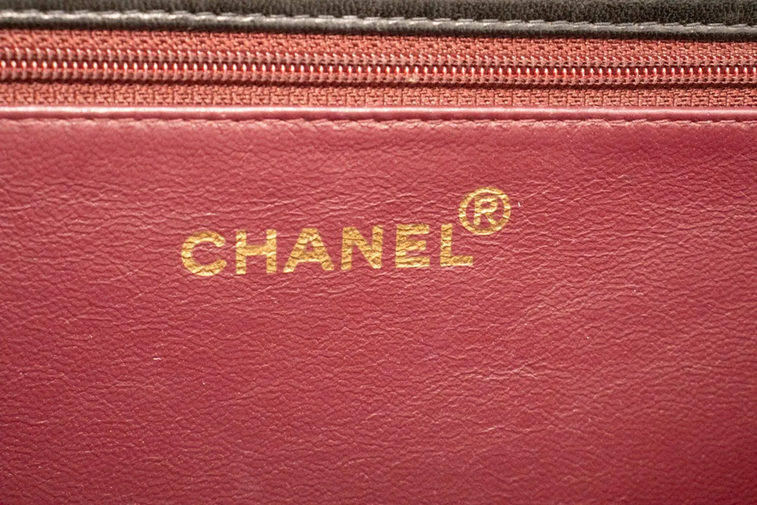 CHANEL Full Flap Chain Shoulder Bag Clutch Black Quilted Lambskin n29