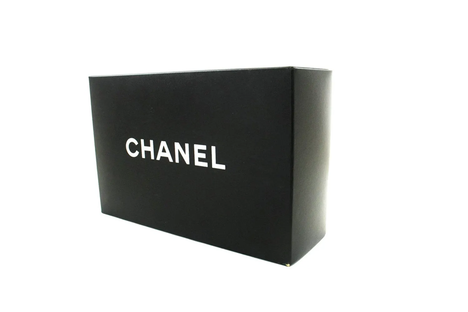 CHANEL Full Flap Chain Shoulder Bag Clutch Black Quilted Lambskin n36