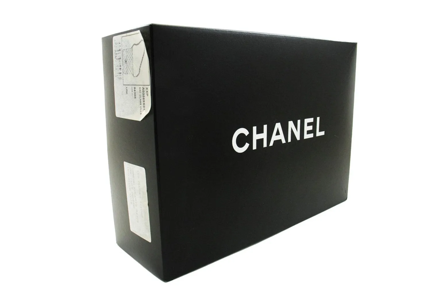 CHANEL Small Chain Shoulder Bag Clutch Black Quilted Flap Lambskin n85
