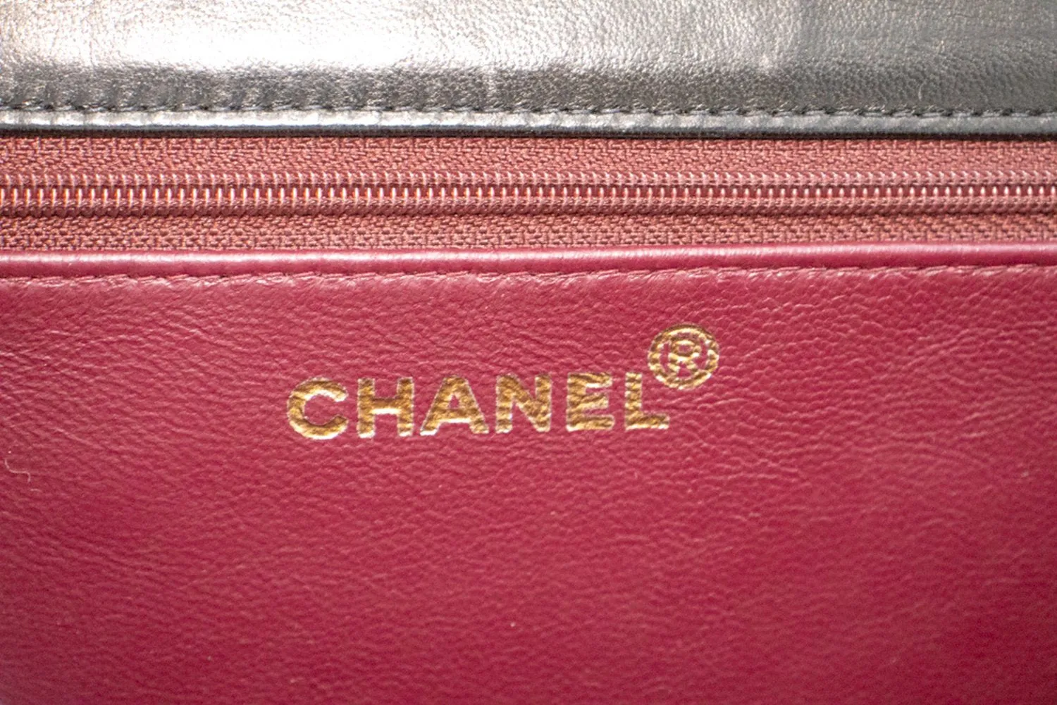 CHANEL Small Chain Shoulder Bag Clutch Black Quilted Flap Lambskin n93