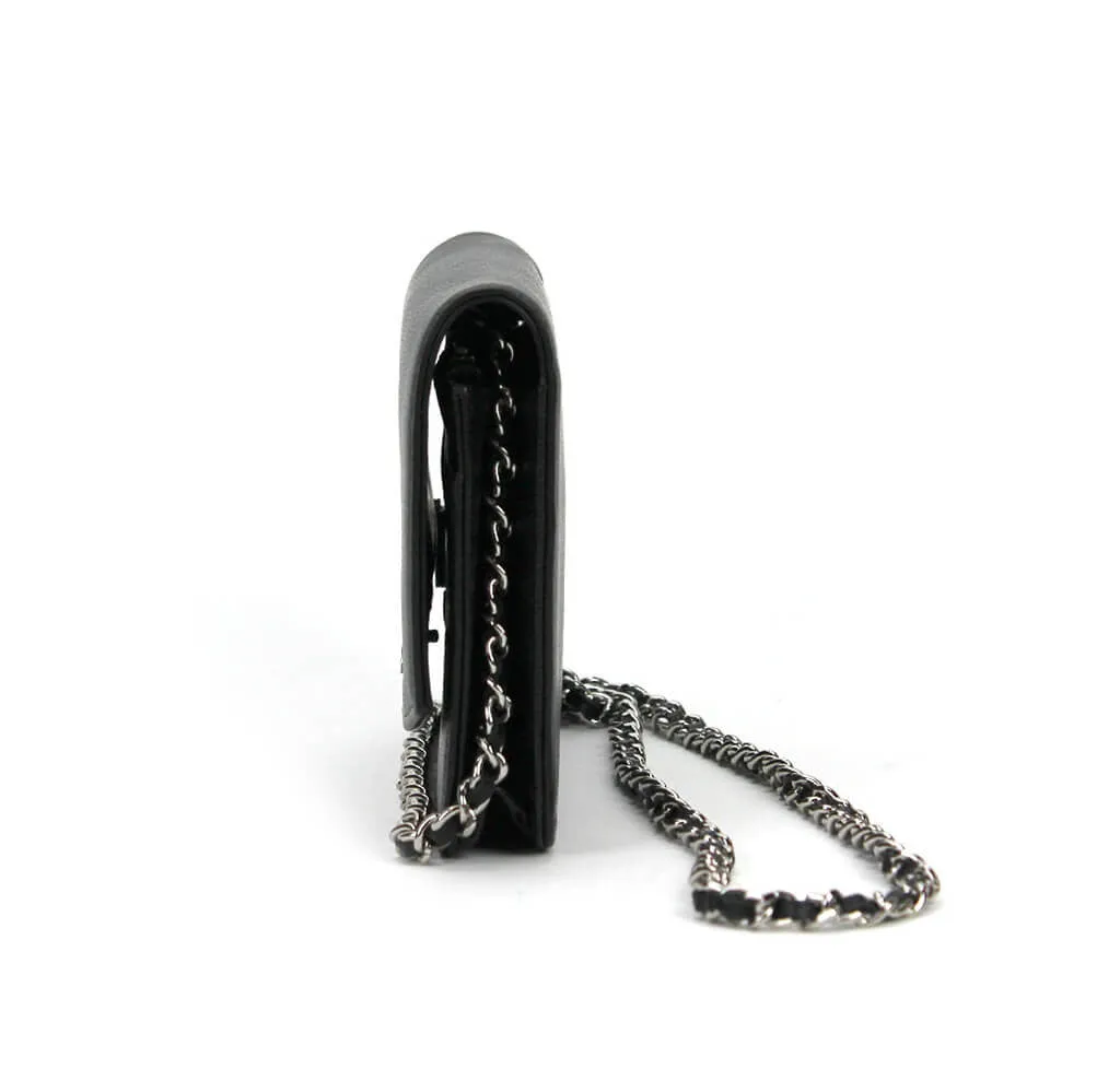 Chanel Wallet on Chain Bag Black Caviar Leather