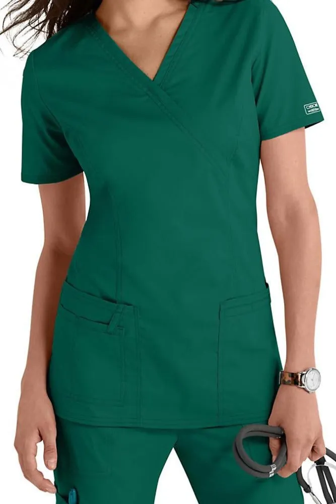 Cherokee Scrub Top Core Stretch Mock Wrap Clearance Sale 4728