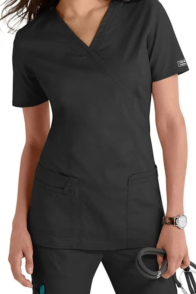 Cherokee Scrub Top Core Stretch Mock Wrap Clearance Sale 4728