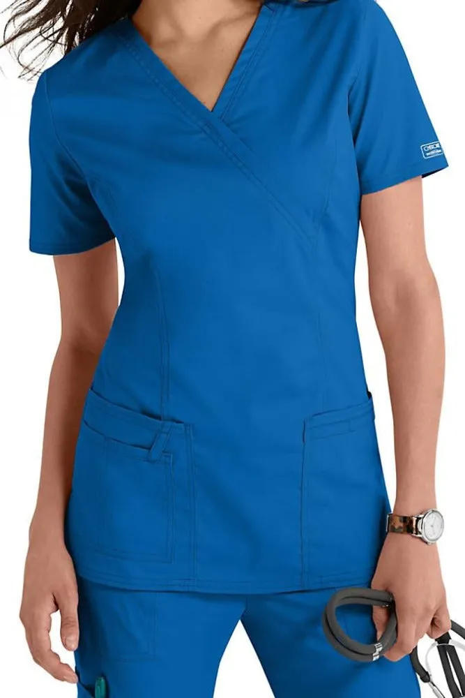 Cherokee Scrub Top Core Stretch Mock Wrap Clearance Sale 4728