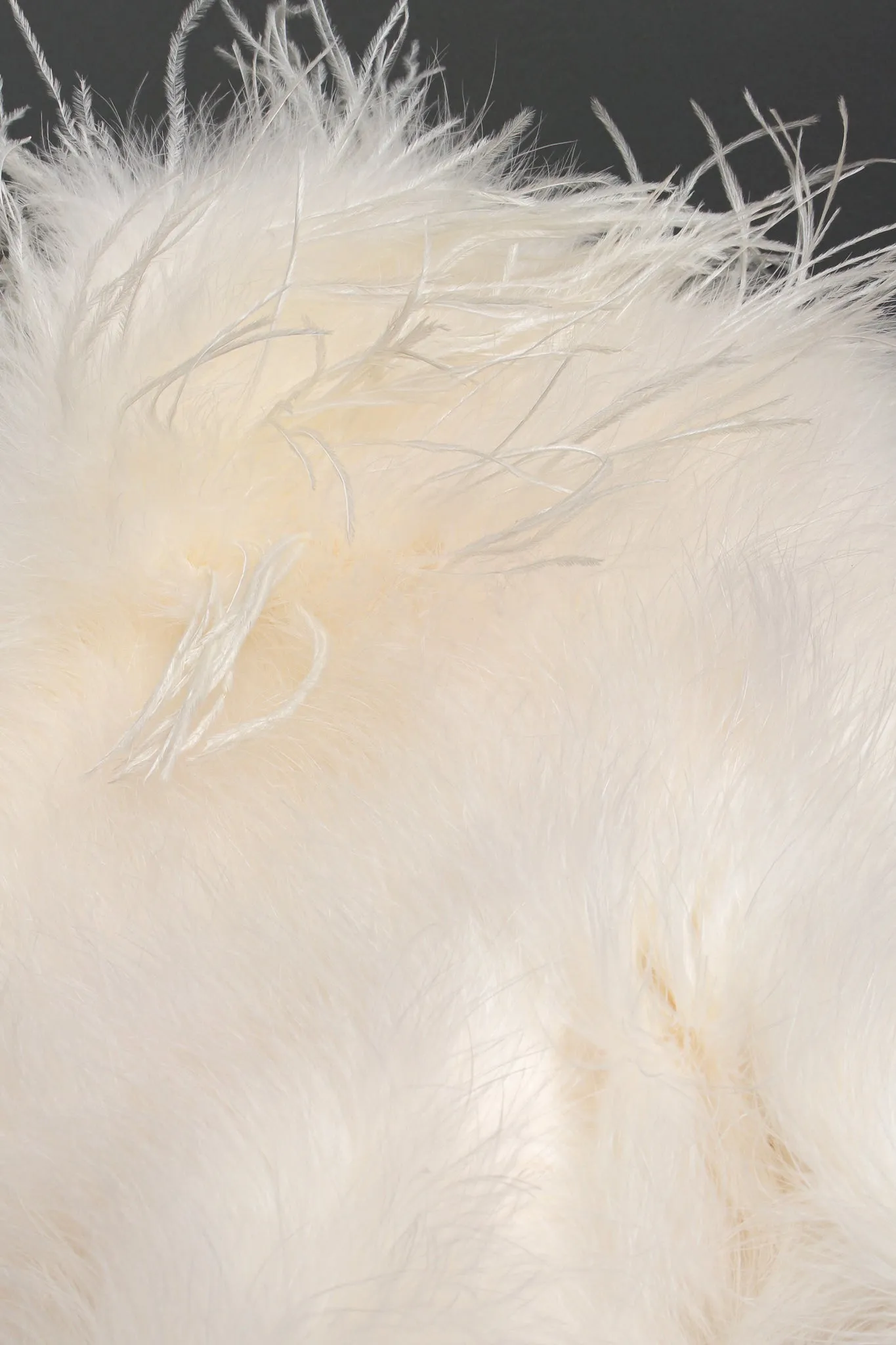 Chubby Cropped Marabou Jacket