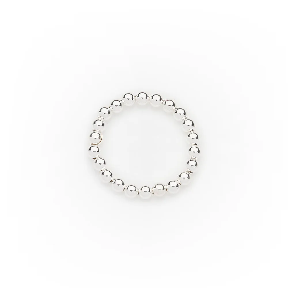 Classic 3mm Ring in Sterling Silver Beads