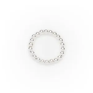 Classic 3mm Ring in Sterling Silver Beads