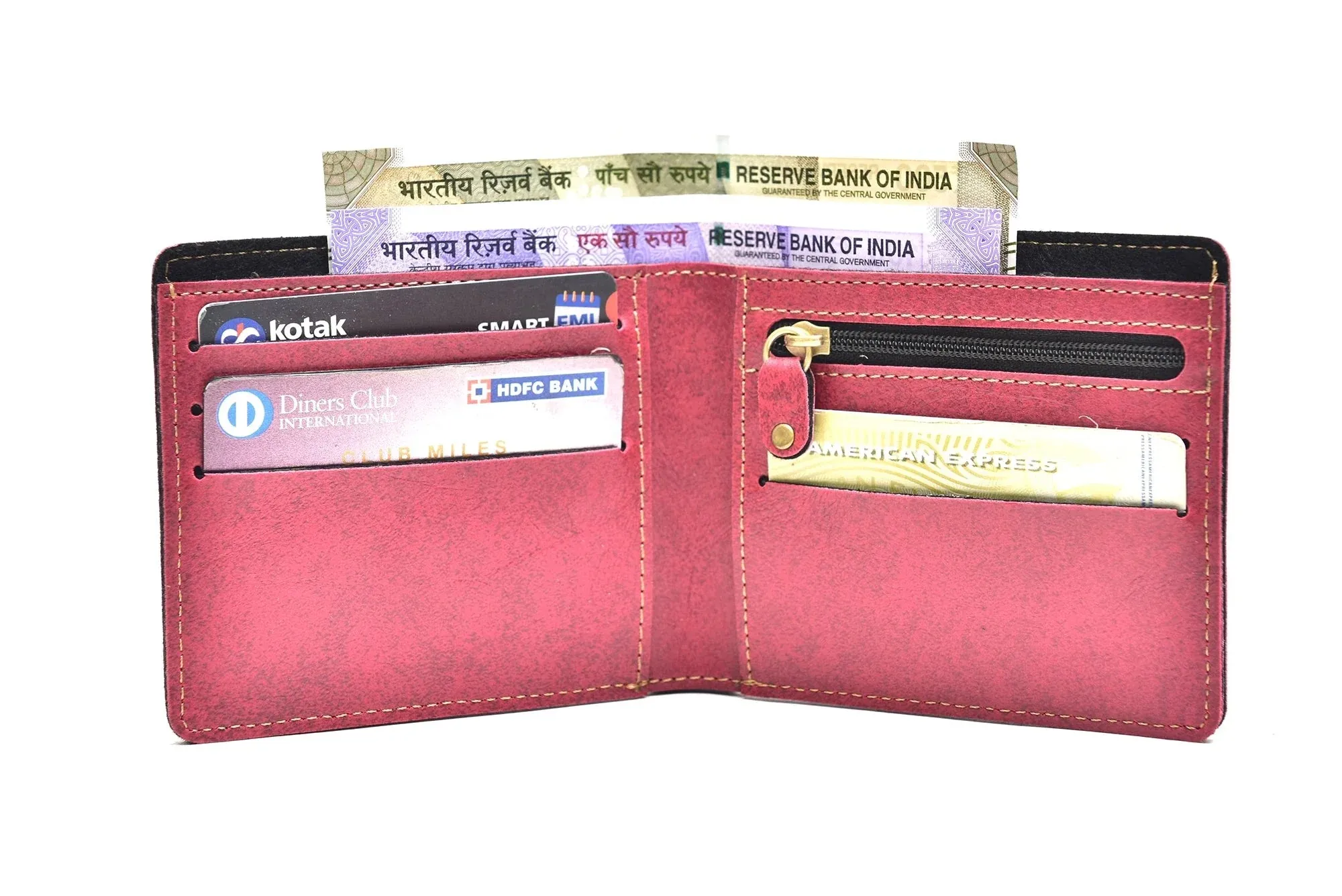 Classy Leather Customized Chain Sling Bag   Men's Wallet (Women's Combo) (Maroon Maroon)