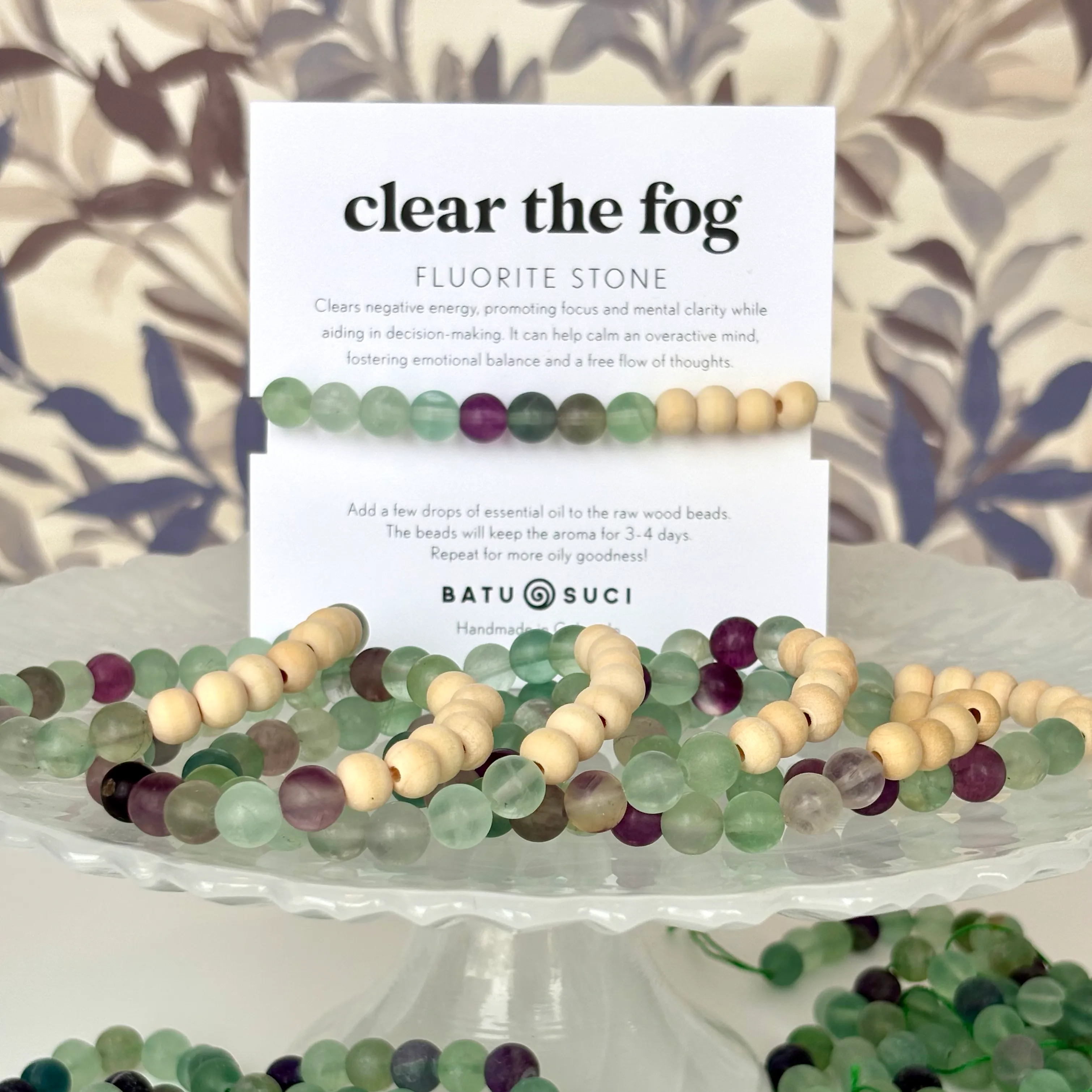 Clear the Fog Diffuser Bracelet