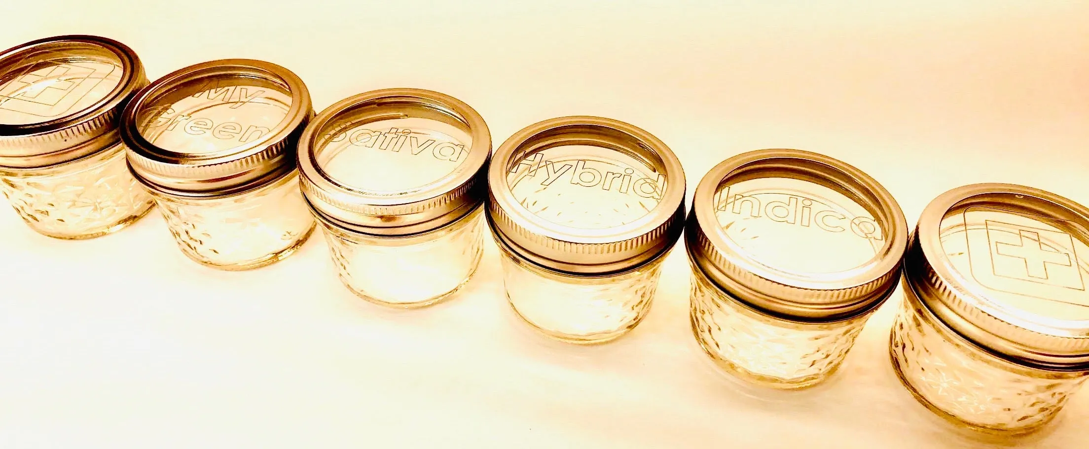 Clear Top Ball Jars - 4oz & 8oz