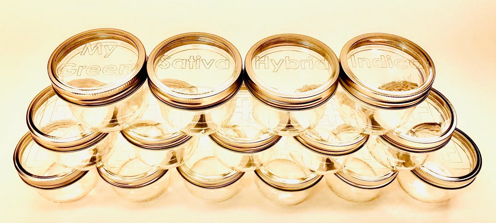 Clear Top Ball Jars - 4oz & 8oz