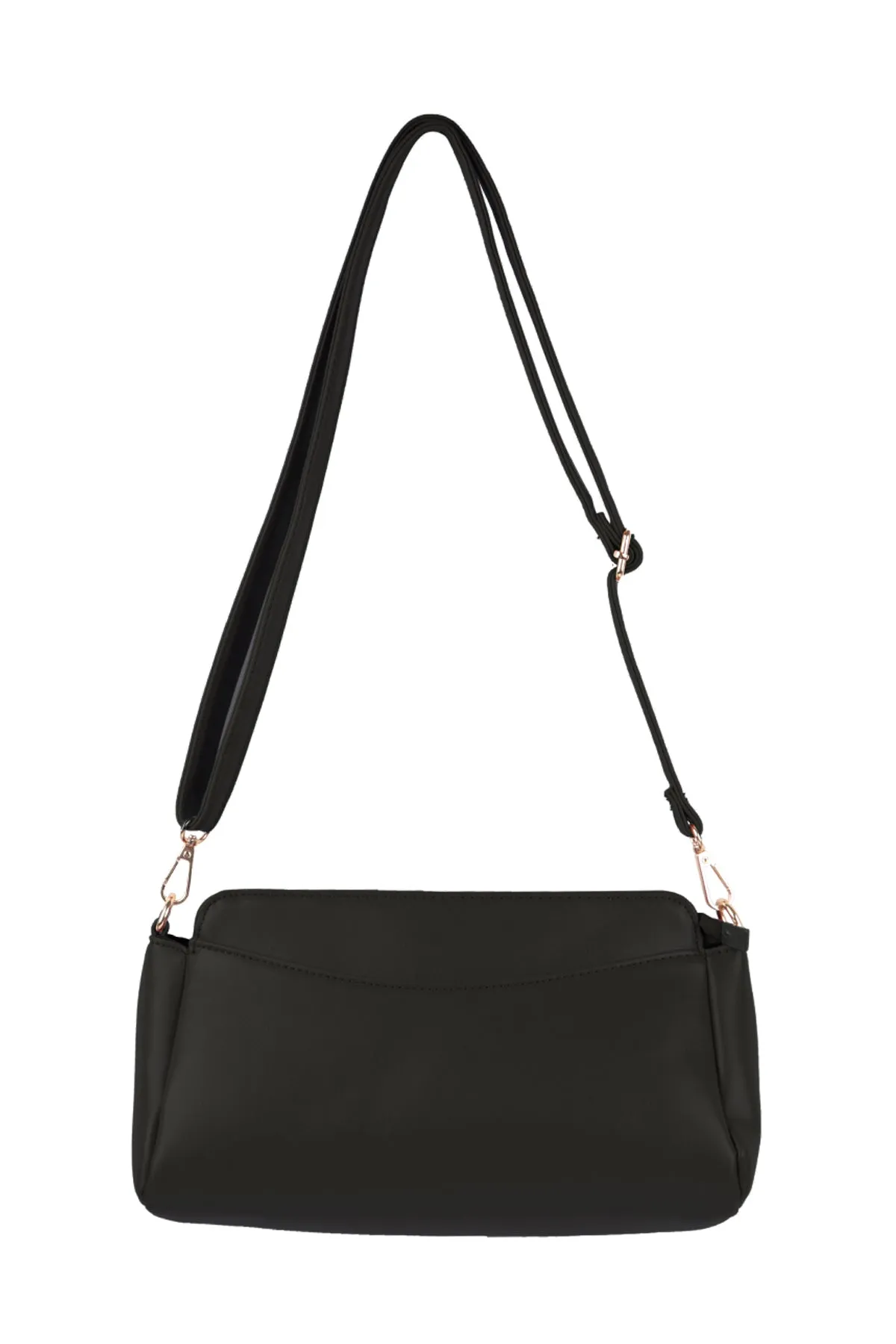 CONVERTIBLE LEATHER CROSSBODY/POUCH BAG