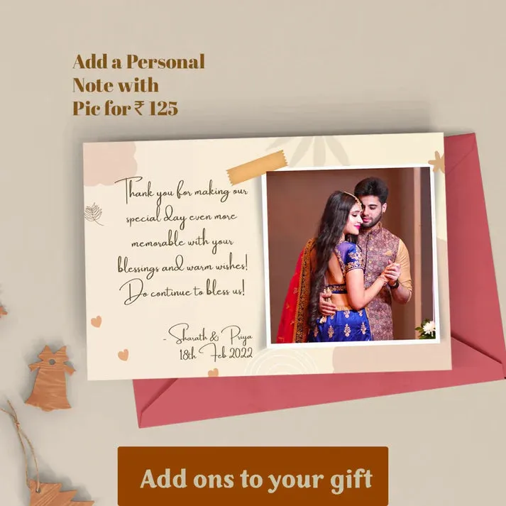 Customized Women's Gift Combo 2 Pcs - Tan
