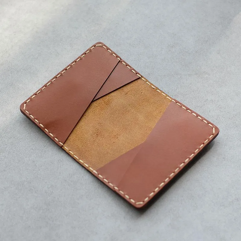 CUTE Women Card Holder Pouch HANDMADE LEATHER PERSONALIZED MONOGRAMMED GIFT CUSTOM Card Wallet Holder