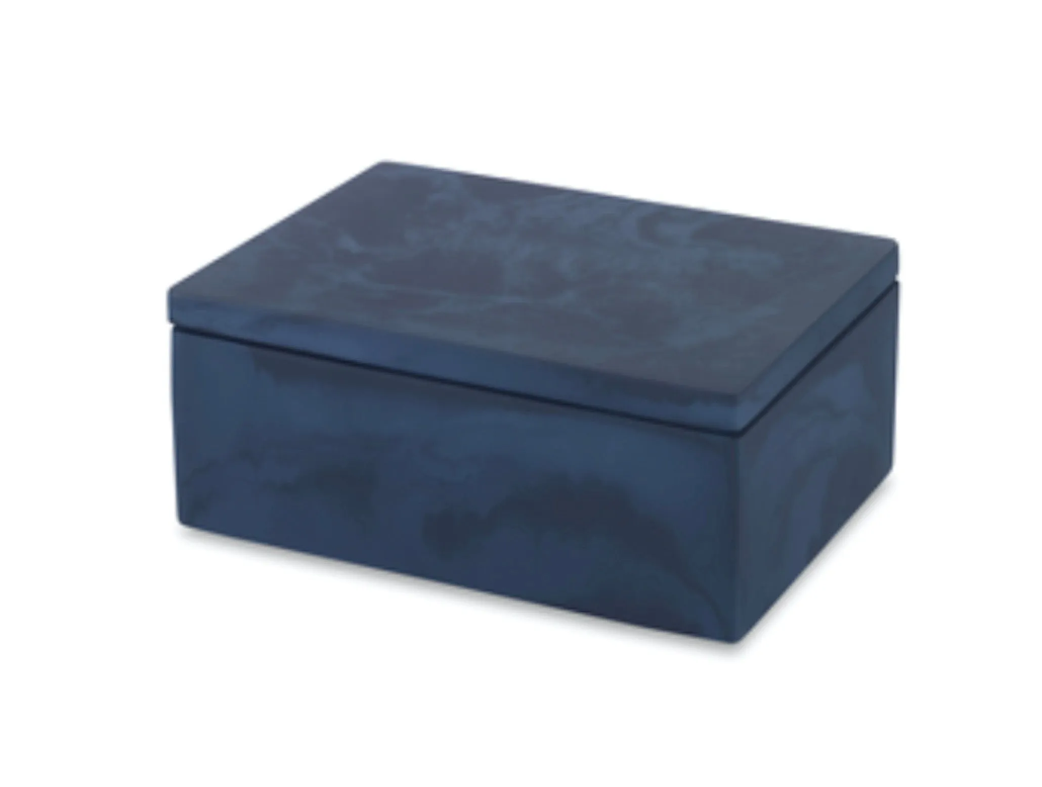 Dark Blue Resin Box
