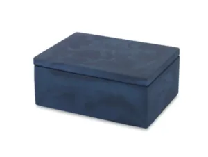 Dark Blue Resin Box