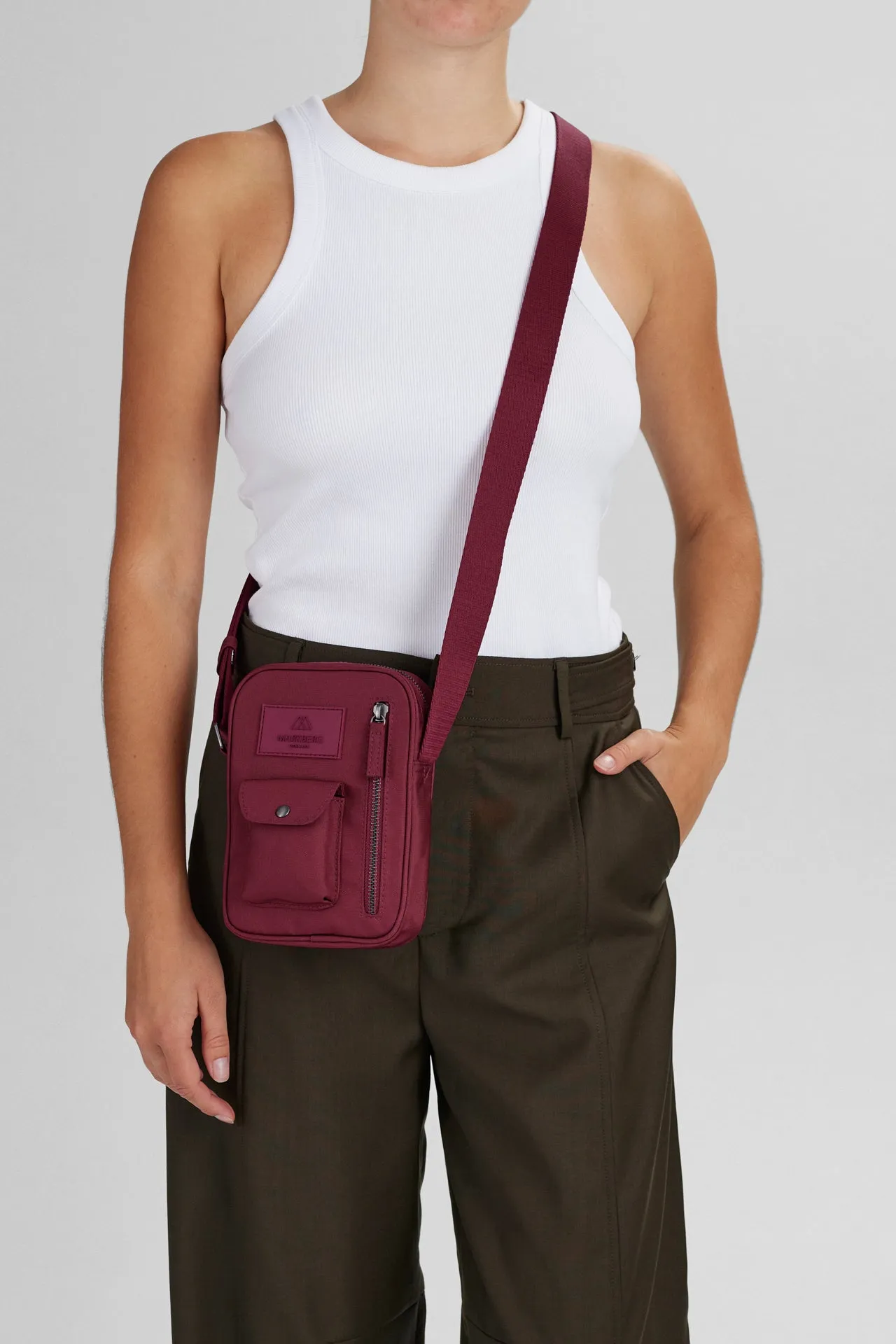 DarlaMBG Tall Crossbody Bag, Monochrome