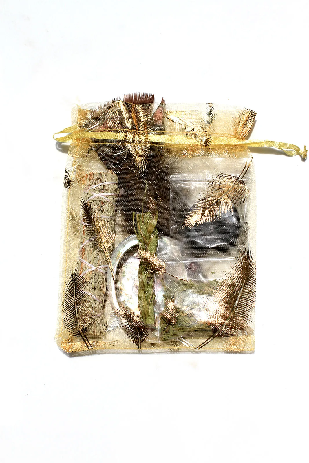 Deluxe Mini White Sage Smudging Kit