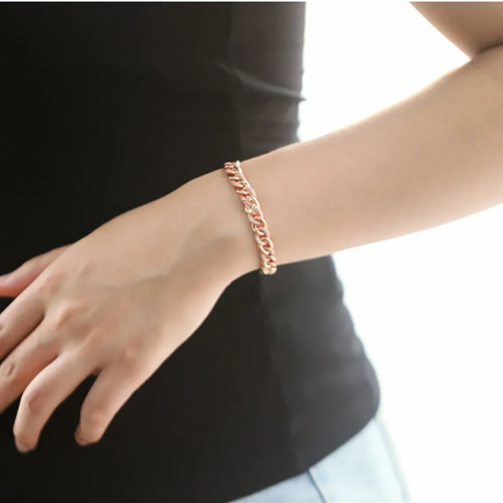 Diamond Cuban Link Chain Bracelet