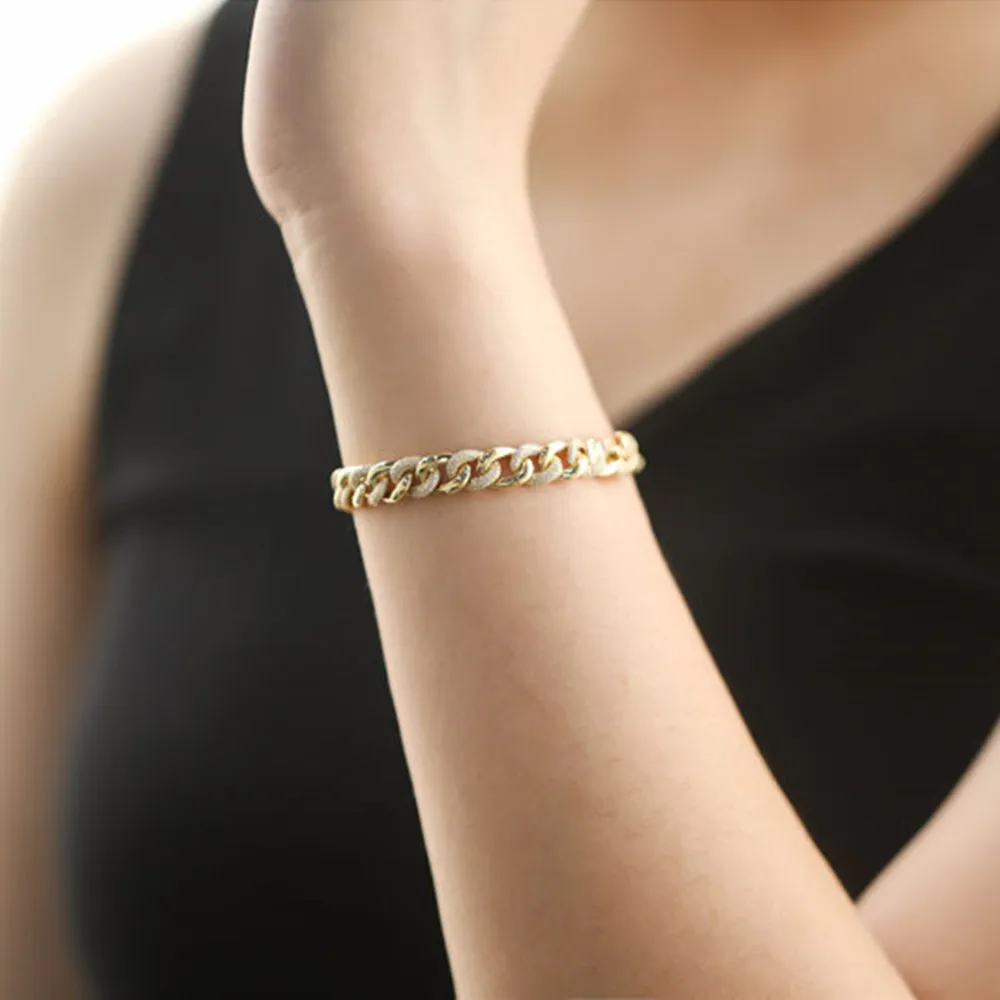Diamond Cuban Link Chain Bracelet