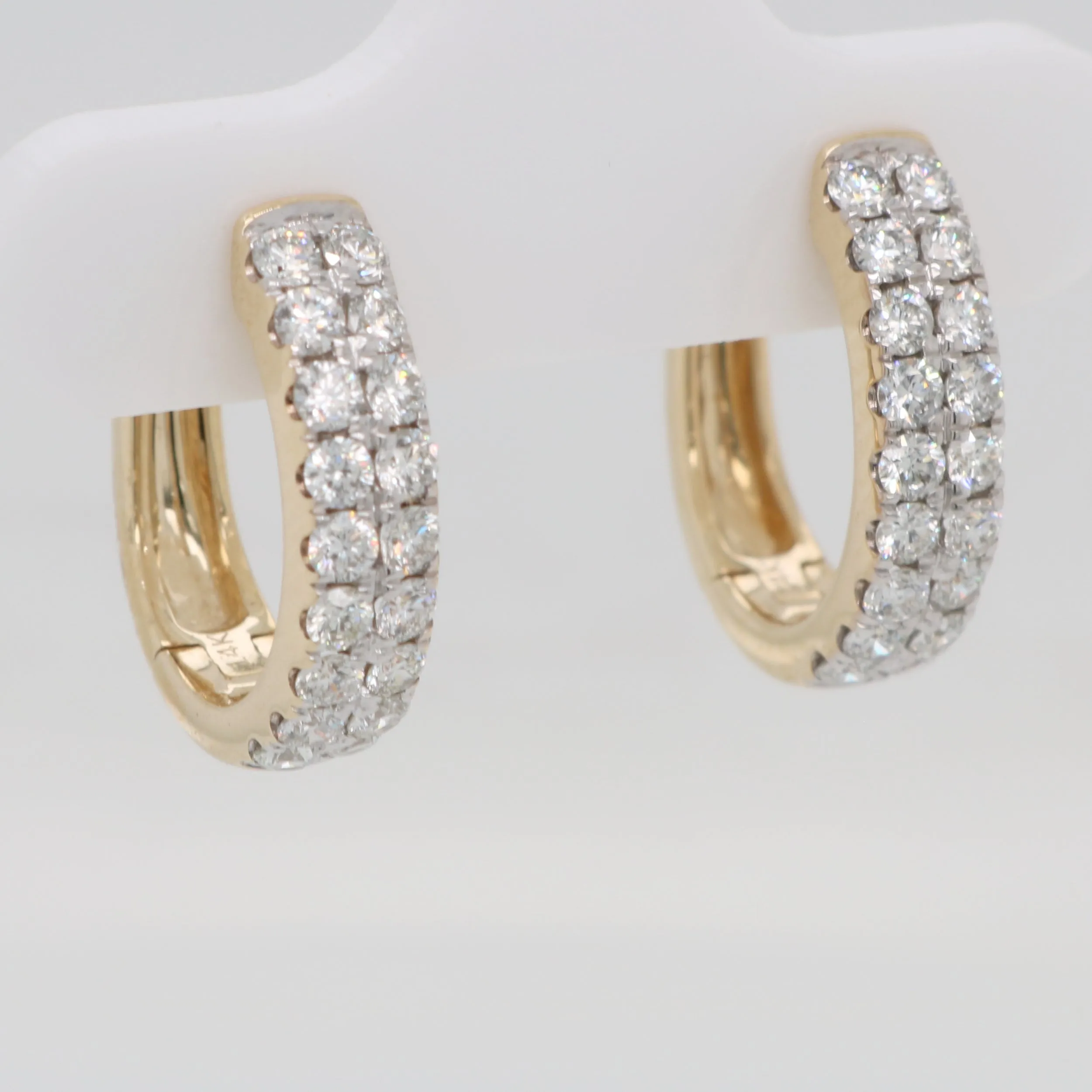 Diamond Huggies - Double Pave
