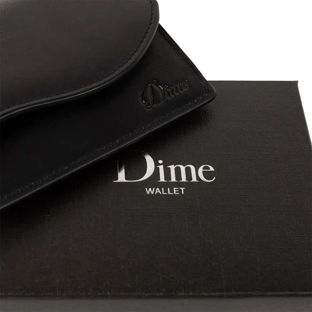 Dime MTL Chain Leather Wallet Black