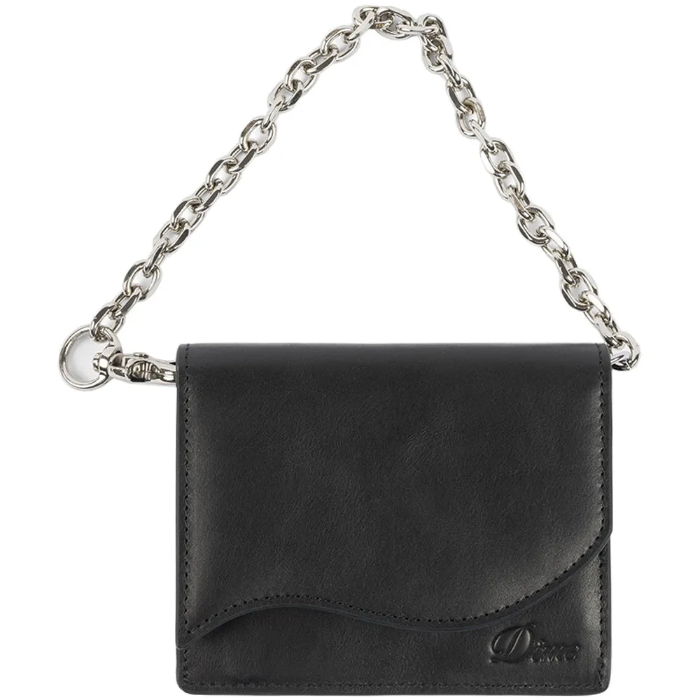 Dime MTL Chain Leather Wallet Black