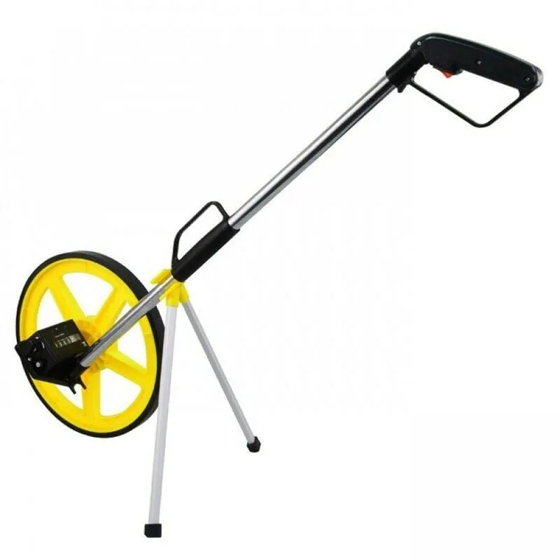 DISTANCE MEASURING WHEEL WITH STAND FOLDABLE IN BAG SURVEYORS BUILDERS ROAD LAND