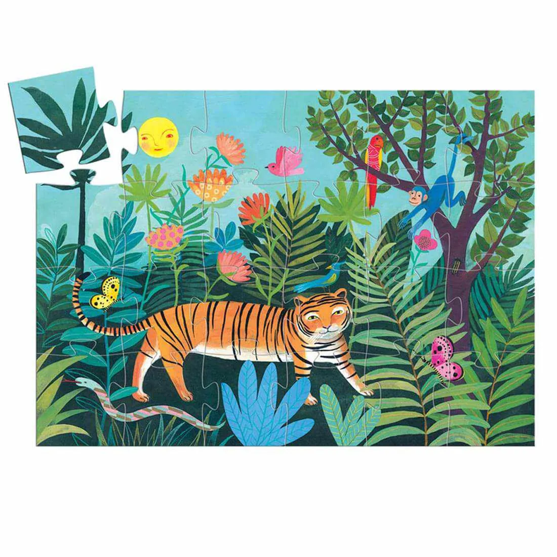 Djeco Tigers Walk Silhouette Puzzle
