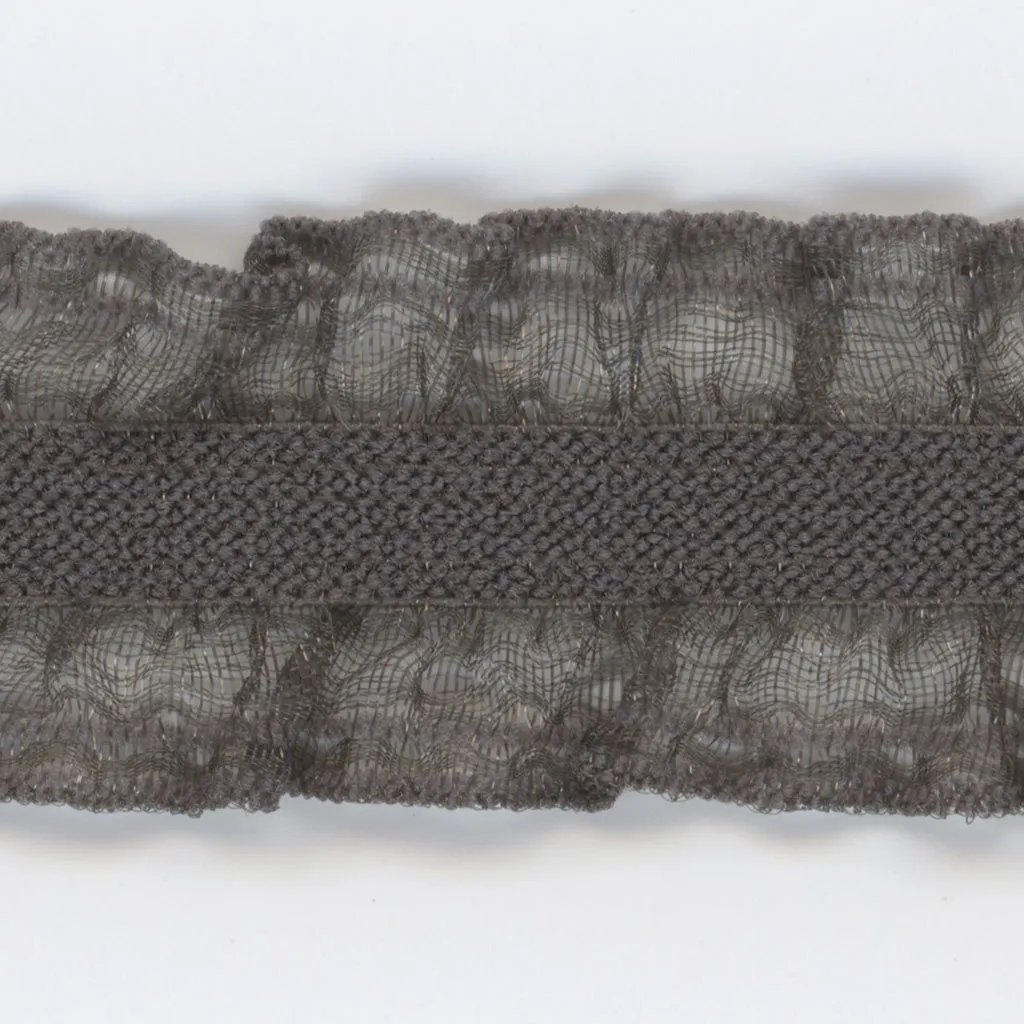 Double Frill Stretch #159 Medium Gray