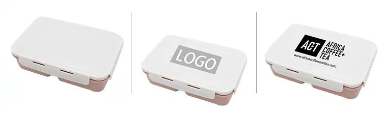 Dual Compartment Snap Lock Lunch Box
