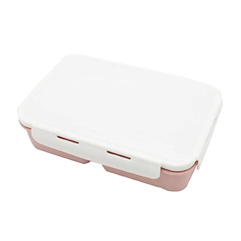 Dual Compartment Snap Lock Lunch Box
