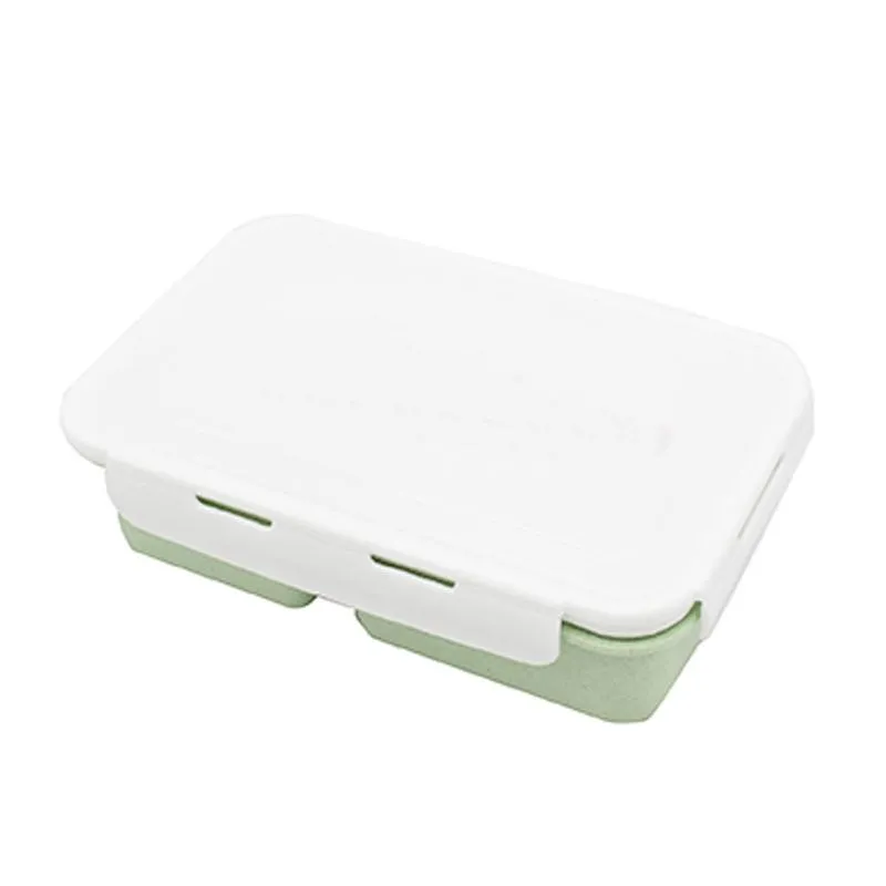 Dual Compartment Snap Lock Lunch Box