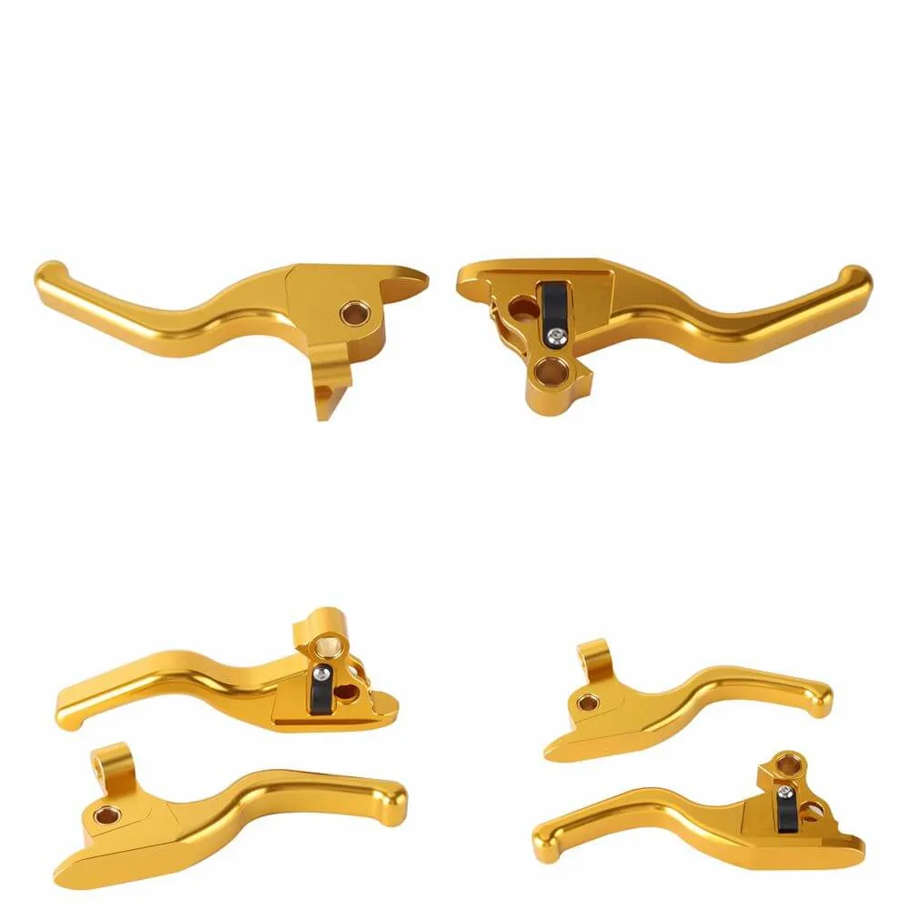 Eagle Lights SPEEDSHIFT Shorty Brake and Clutch Lever Set for 2008 - 2013 & 2021 - 2024 Harley Davidson Touring Models