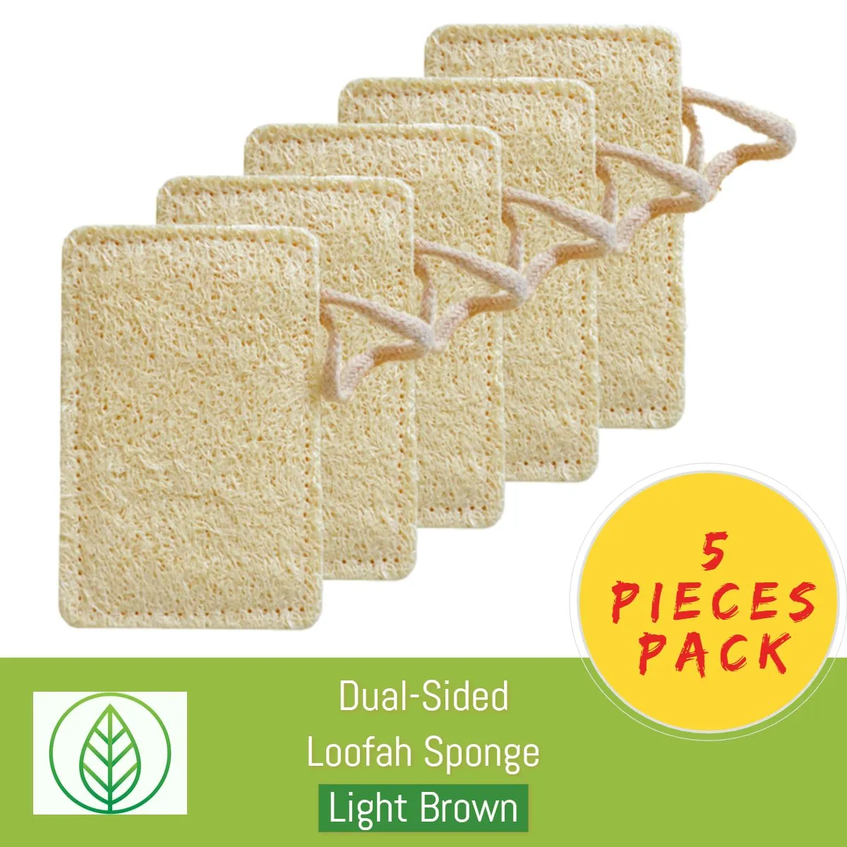 Eco-Friendly Loofah Sponge – for Bathtime Exfoliation or as a Kitchen Scrubber