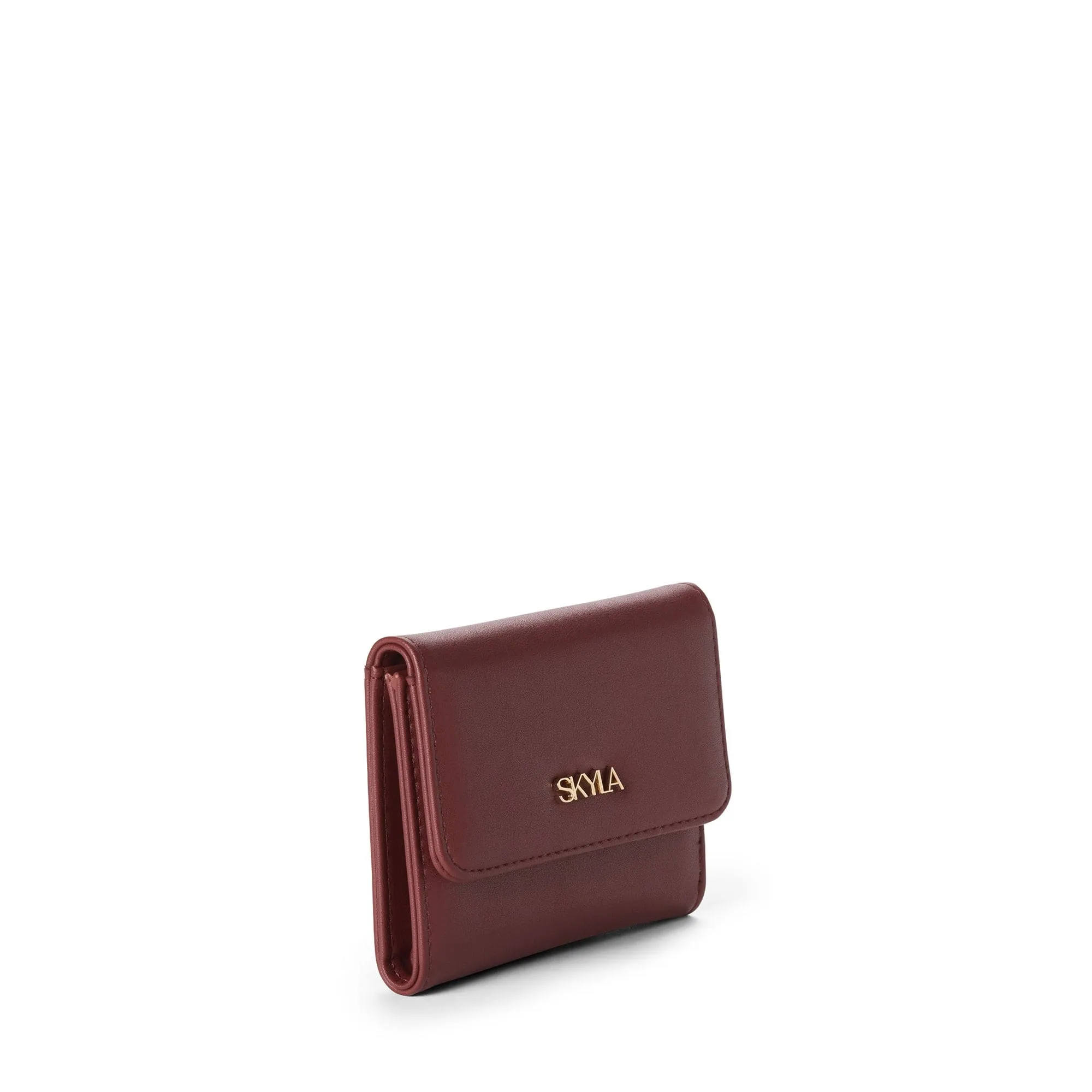 Eli Vegan Leather Wallet | Auburn