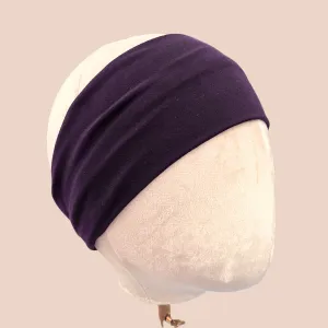 Emoji Purple Solid Stretch Headband