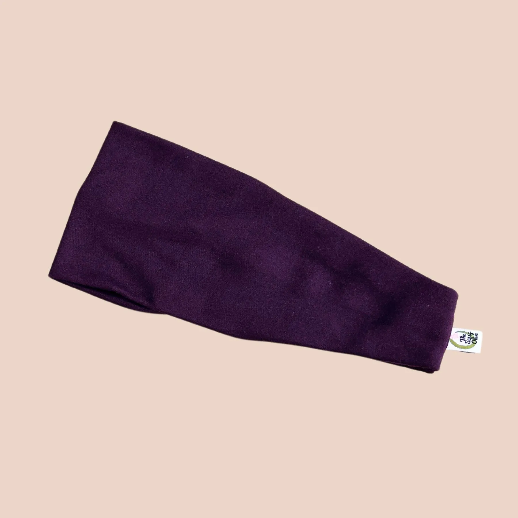 Emoji Purple Solid Stretch Headband