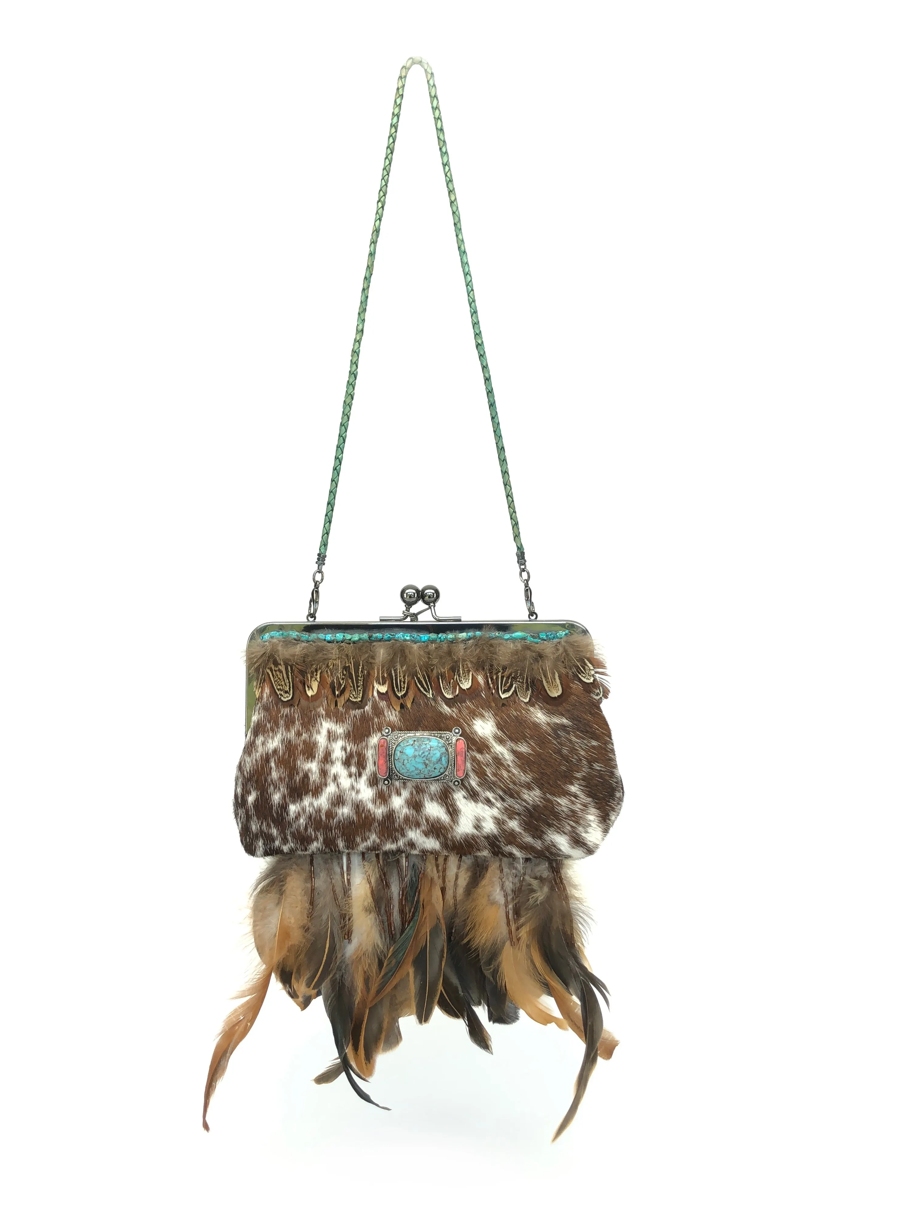Evening Clutch Bag - The Feather Peak IV