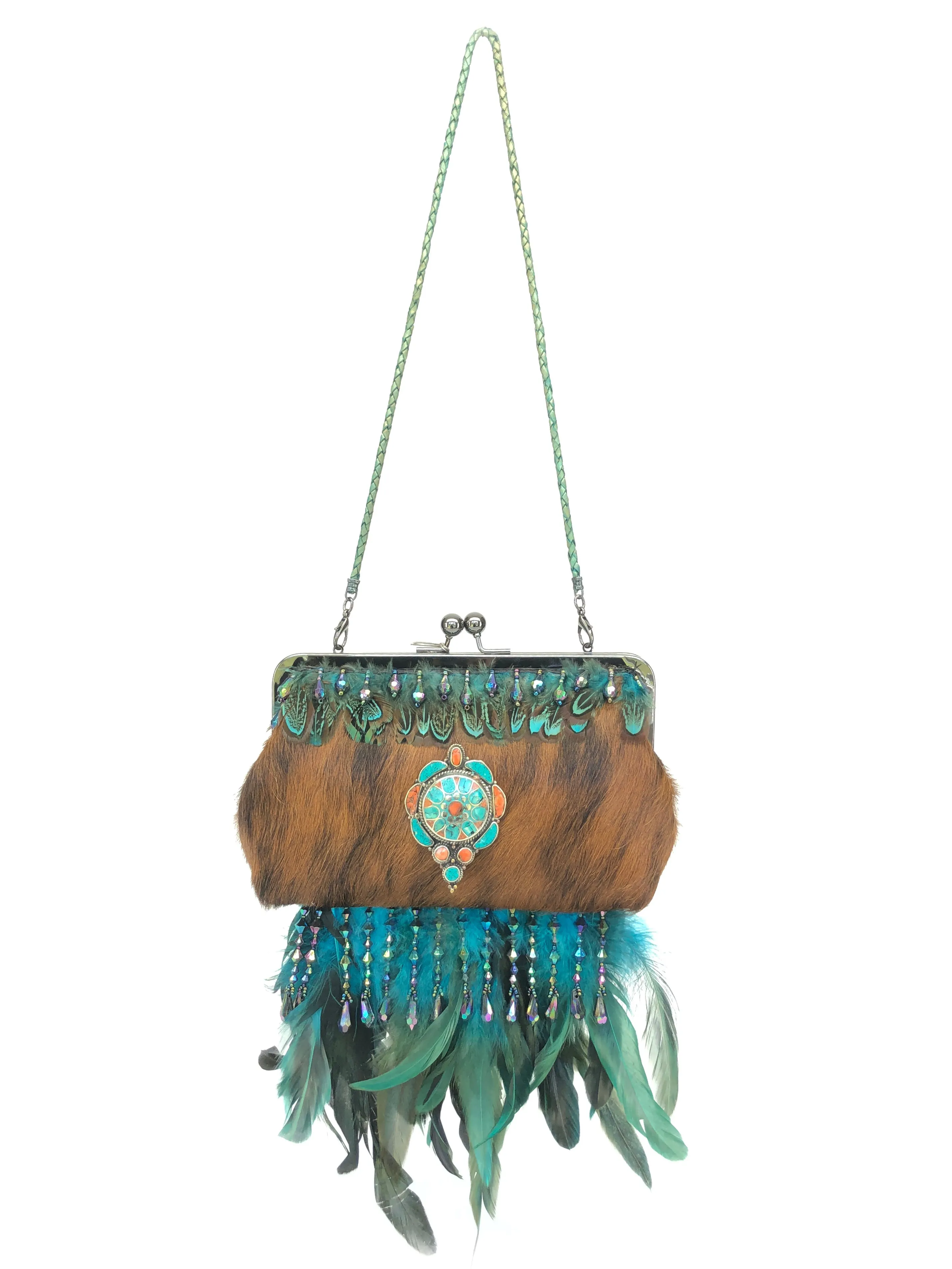 Evening Clutch Bag - The Feather Peak IV
