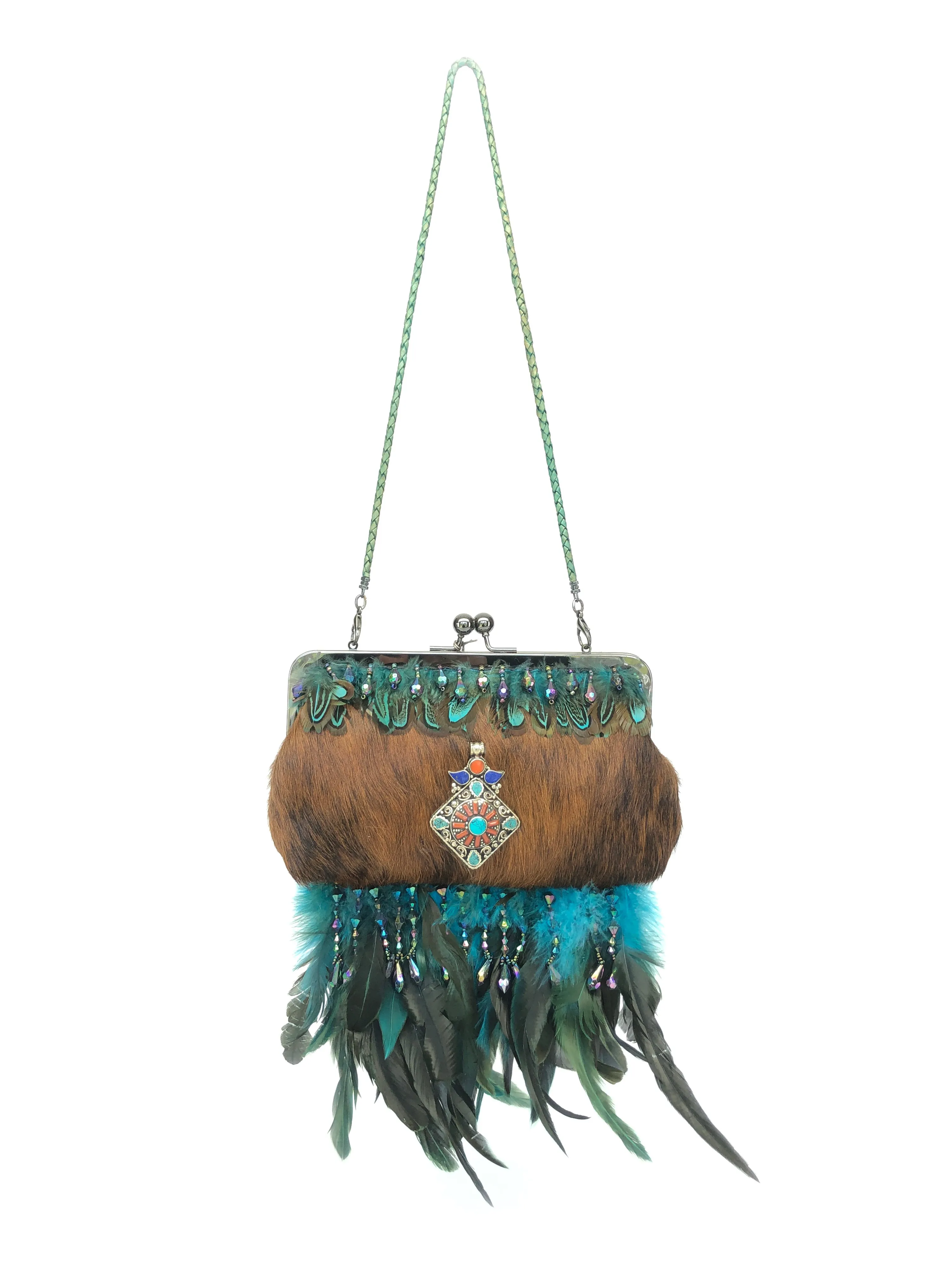 Evening Clutch Bag - The Feather Peak IV