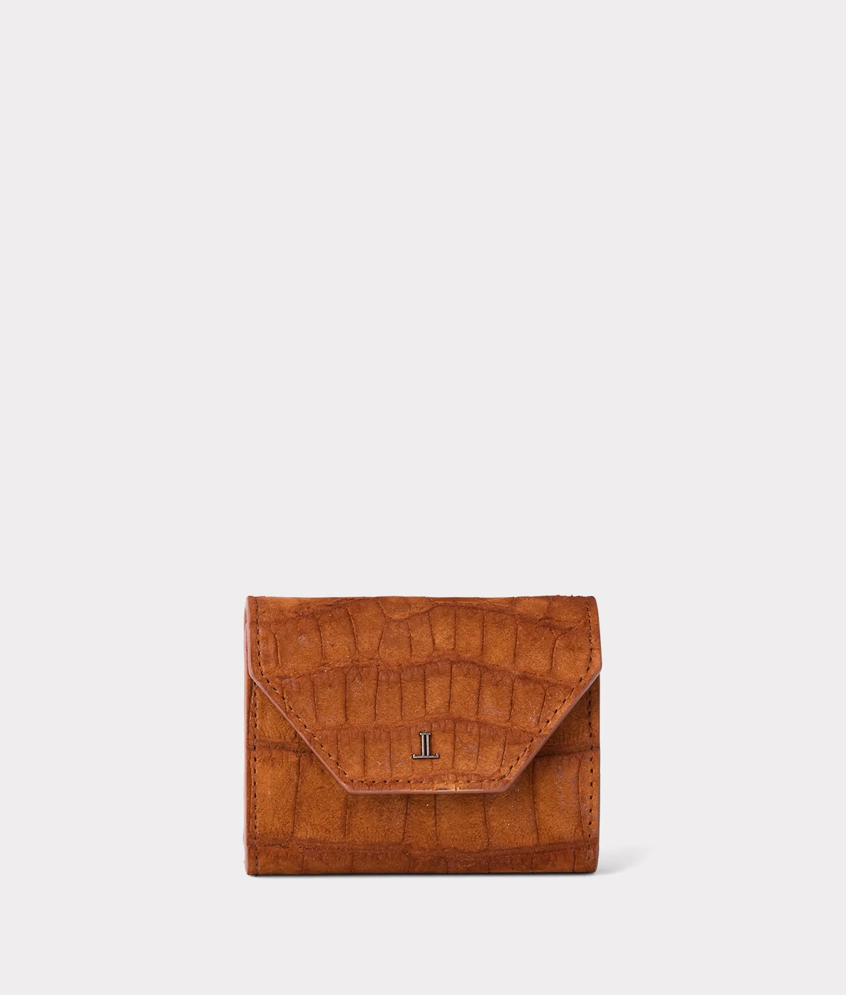 Exotic Short Wallet On A Chain :: Cognac