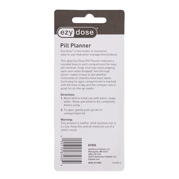 Ezy Dose® Daily AM/PM Pill Planner