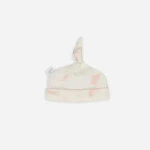 Falling Feather Top-Knot Beanie