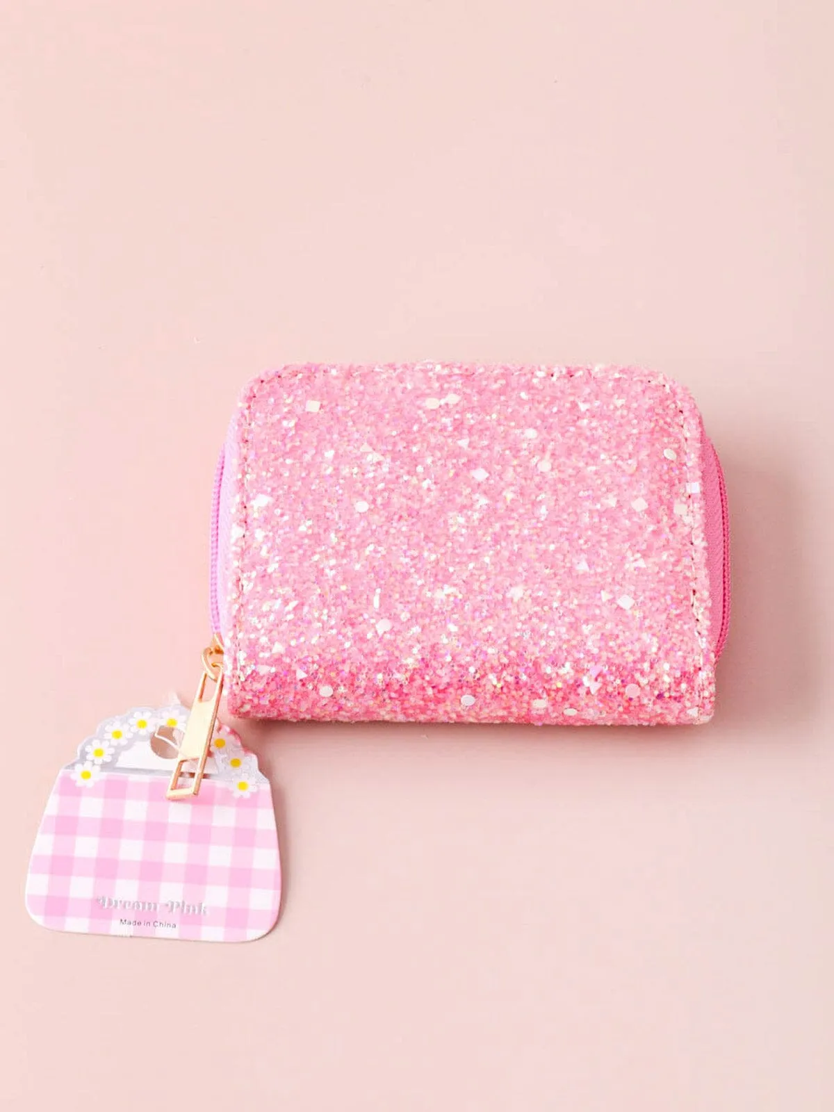 FASHION PINK SHIMMER WALLET
